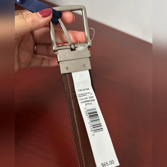 Tommy Hilfiger men's reversible belt size S - Picture 5 of 5